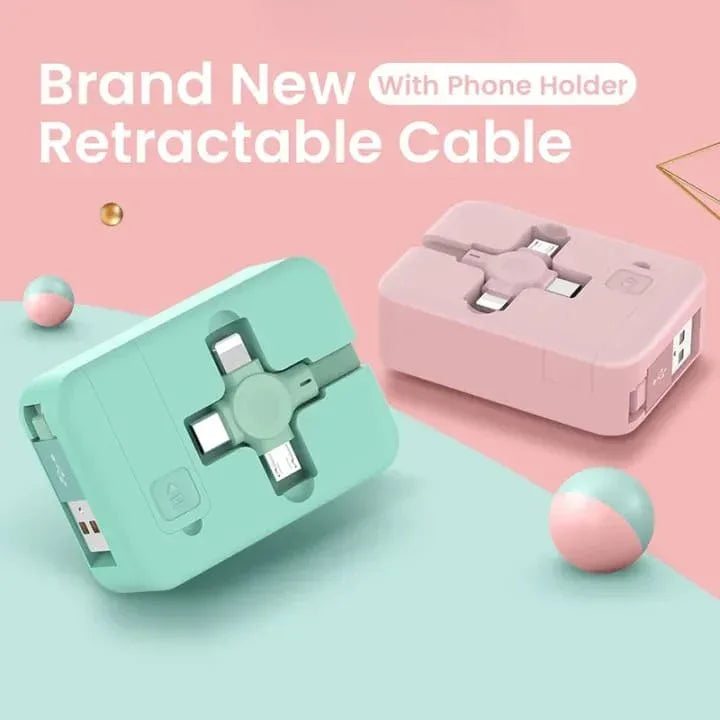 3 in 1 Retractable Triple Charging Box - Prozone
