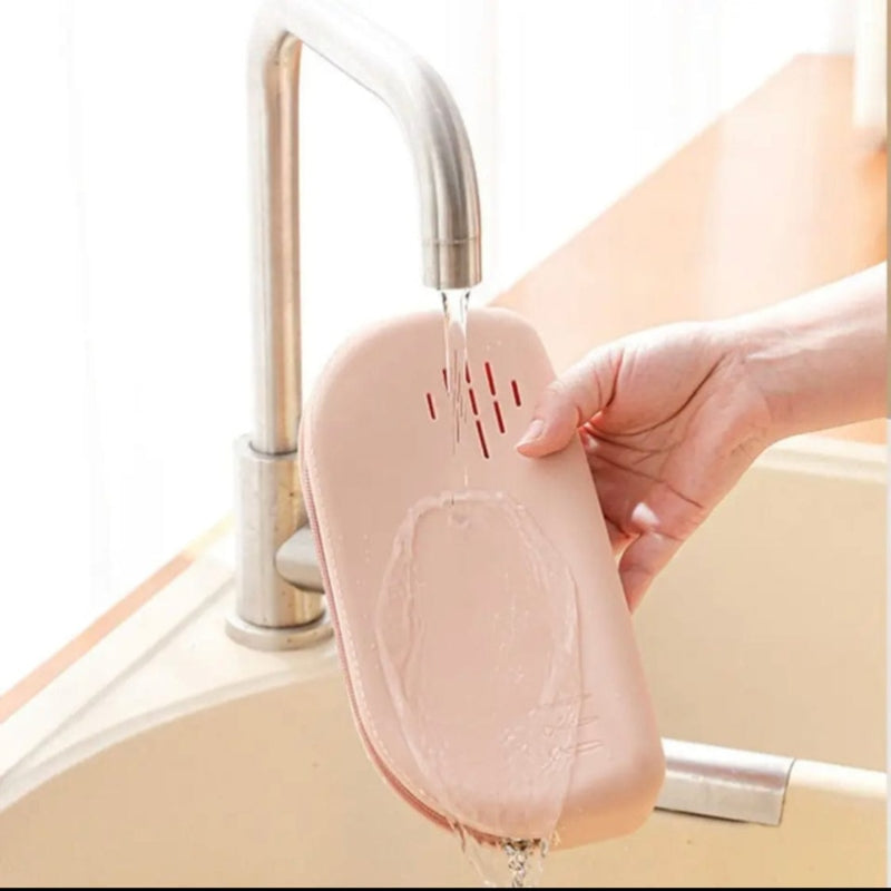 Silicone Makeup Brush Case Travelling  Waterproof Pouch - Prozone