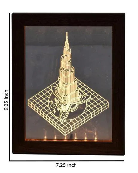 Burj khalifa acrylic frame - brown - Prozone