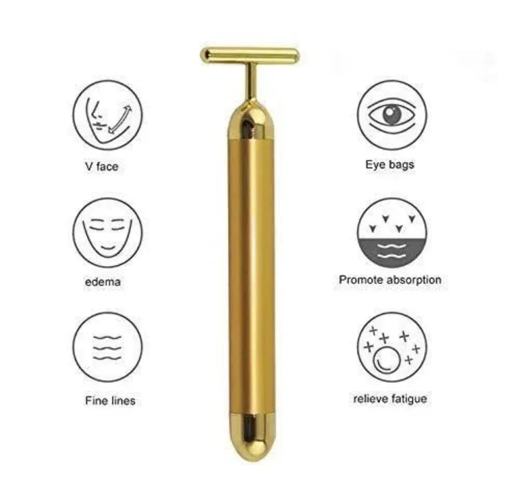 Rechargeable derma roller beauty massager - Prozone