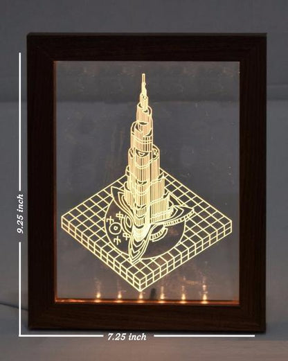 Burj khalifa acrylic frame - brown - Prozone