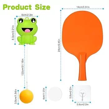 KIDS PING PONG TRAINER GAME WITH 2 ROCKETS - Prozone