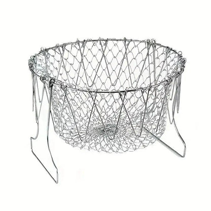 Stainless steel french fries drainer basket - Prozone