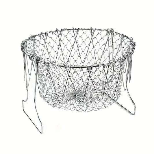 Stainless steel french fries drainer basket - Prozone