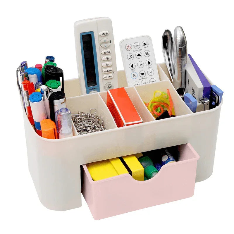 Multi functional desktop tidy organizer holder with drawer - Prozone