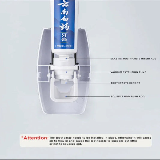 Toothpaste dispenser and wall mount holder - Prozone