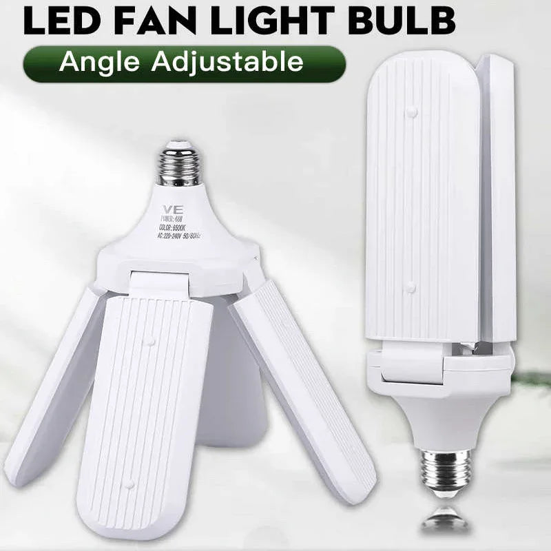 Foldable fan blade led garage lights - Prozone