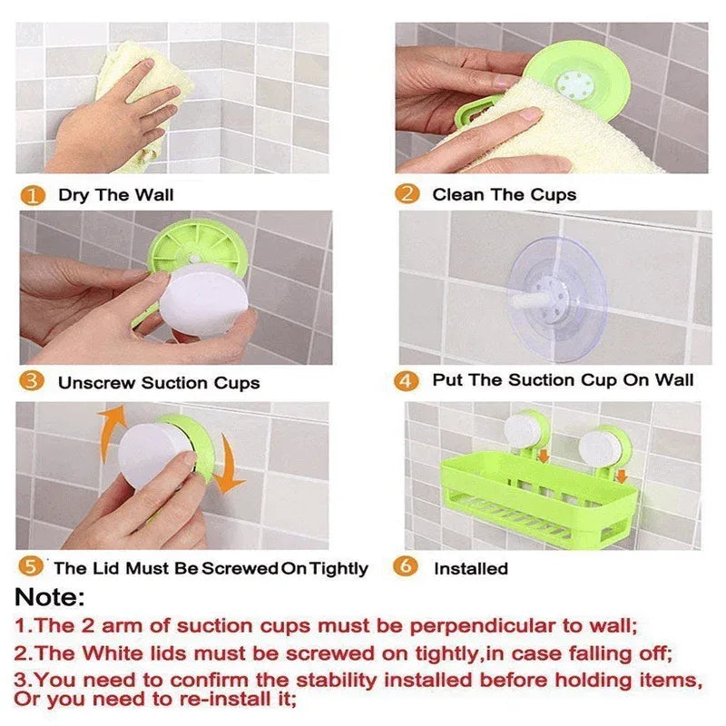 Suction cup multipurpose storage holder - Prozone