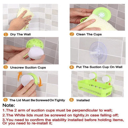 Suction cup multipurpose storage holder - Prozone