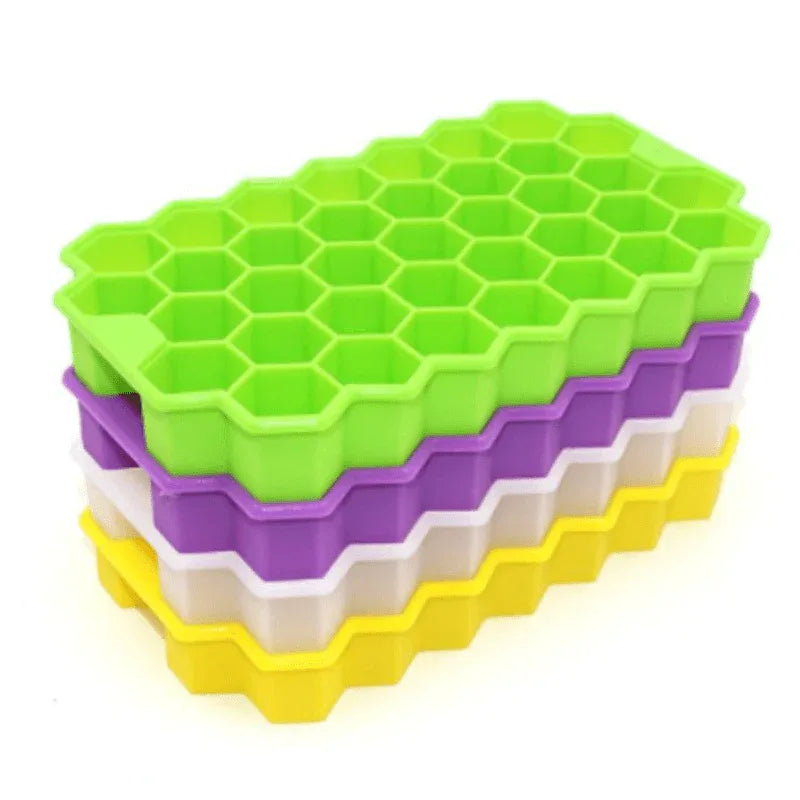 Reusable silicone ice honeycomb cube molds (2 pack) - Prozone
