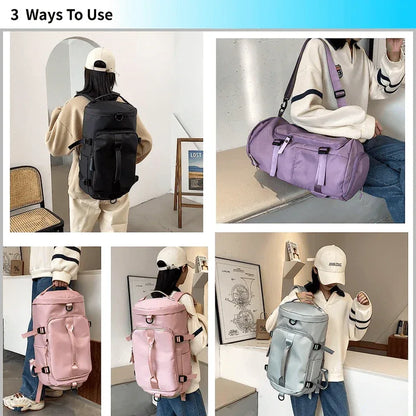 Sports duffle backpack with shoe compartment - Prozone