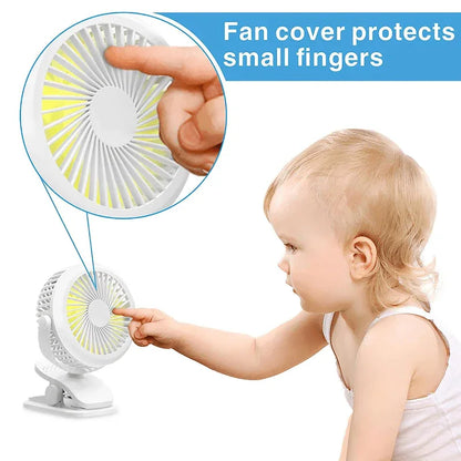 Stroller fan clip rechargeable battery - Prozone