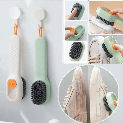 2 pcs multifunctional shoe brush with liquid box - Prozone