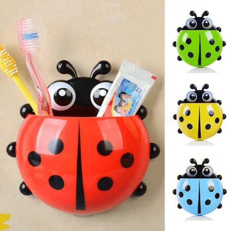 Ladybug toy toothbrush toothpaste holder - Prozone
