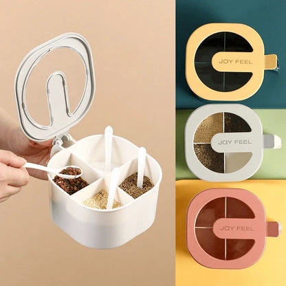 Seasoning four compartment storage box - Prozone