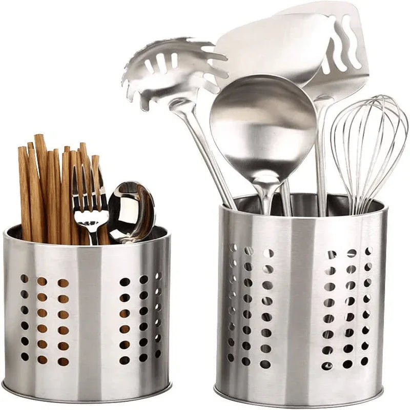 2 pcs kitchen stainless steel cooking utensil holder - Prozone