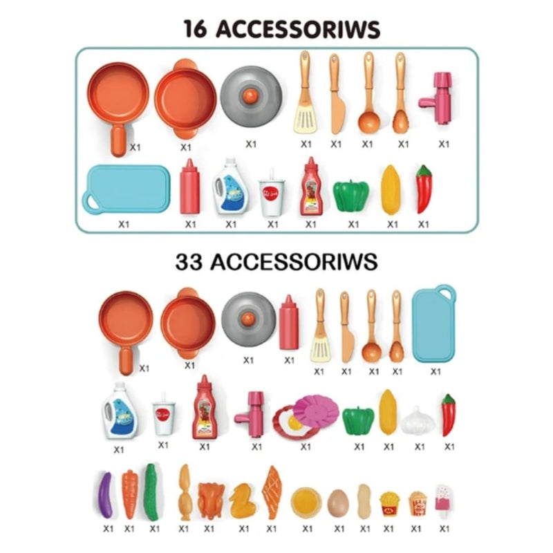 Kitchen Set with Cooking Accessories - Prozone