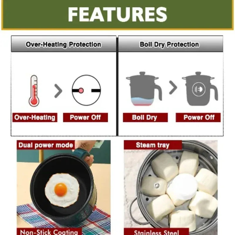 Multi function Portable Electric Cooker - Prozone