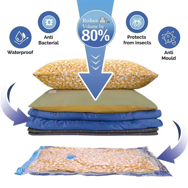 Vacuum storage bags with hand pump - Prozone