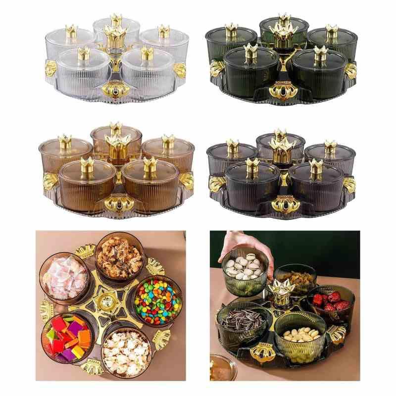 Acrylic Rotating Dry Fruit Tray - Prozone