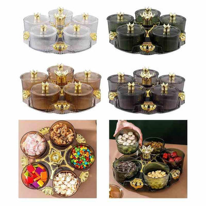 Acrylic Rotating Dry Fruit Tray - Prozone