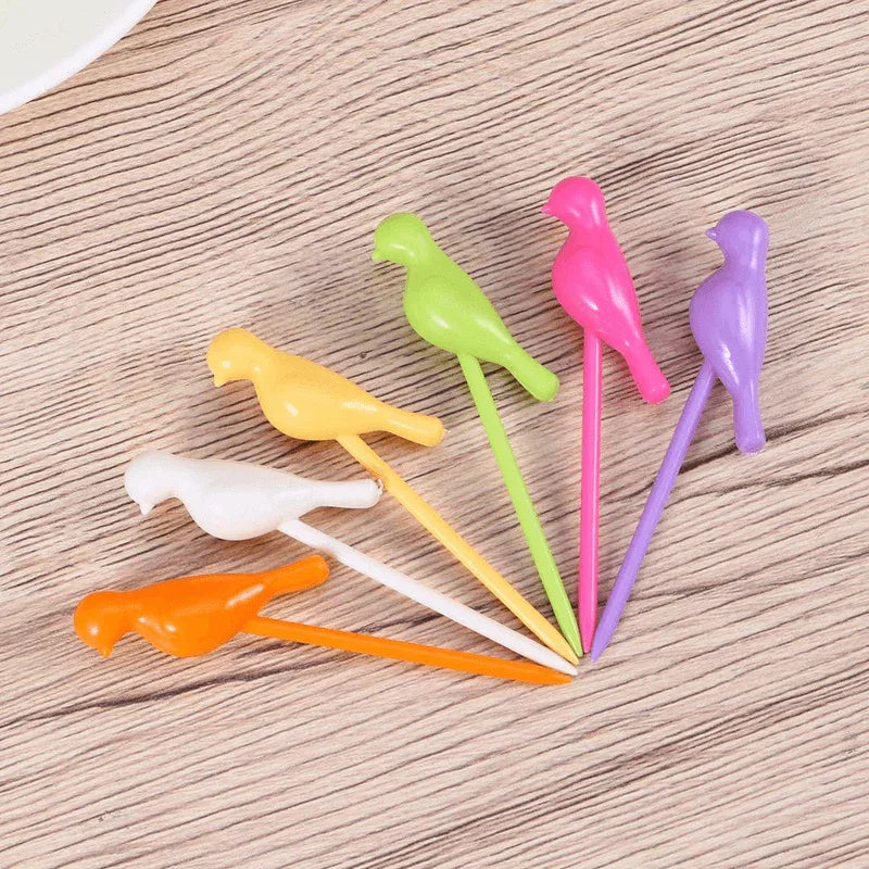 6pcs bird tree fruit forks - Prozone
