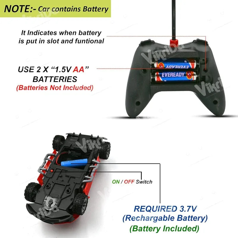 Remote control car, doors open, smoke option. - Prozone