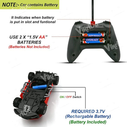 Remote control car, doors open, smoke option. - Prozone
