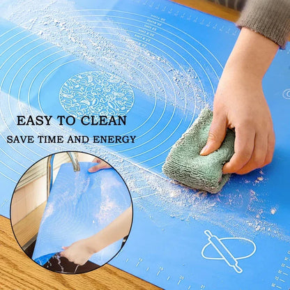 Measuring baking silicone mat for pastry and roti rolling - Prozone