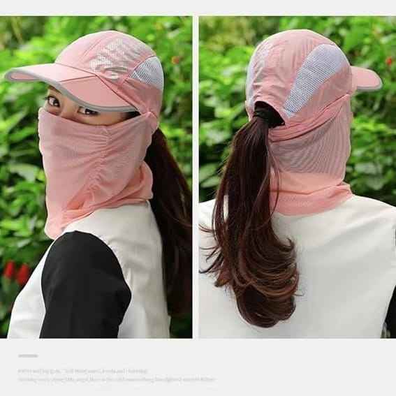 Sun Protection Hat Women's with mask - Prozone