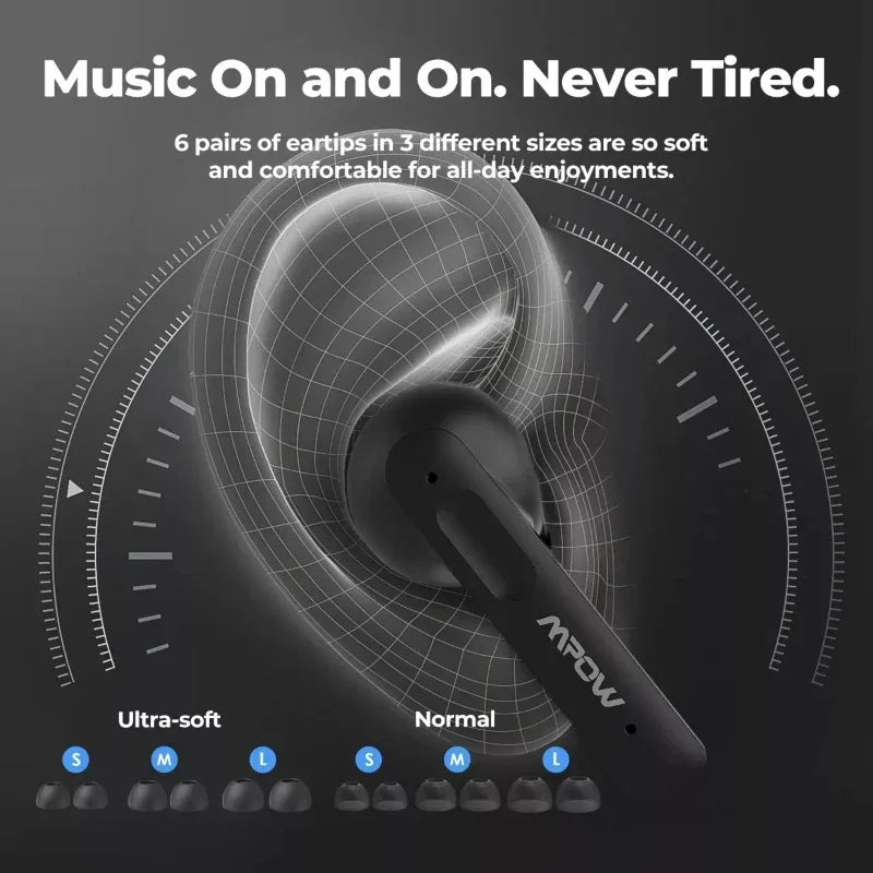 Wireless anc earbuds with uplifting sound - Prozone