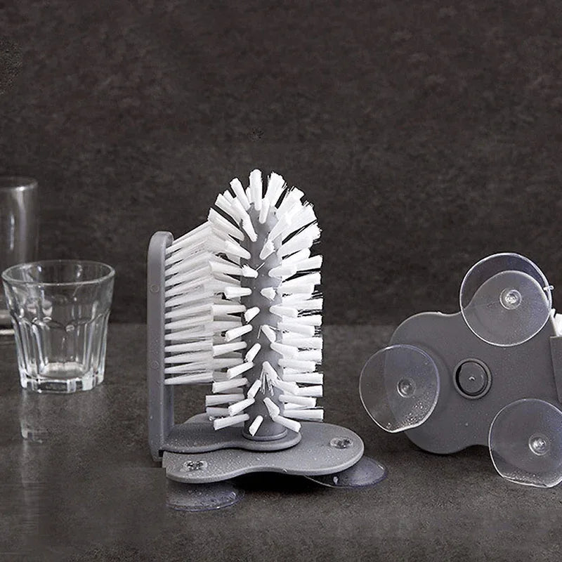 Cleaning brush with suction base bristle - Prozone