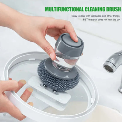 Kitchen soap dispensing palm brush - Prozone