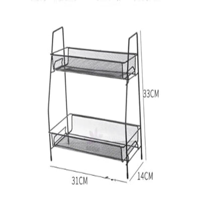 Kitchen portable modern storage 2 layer spice rack - Prozone