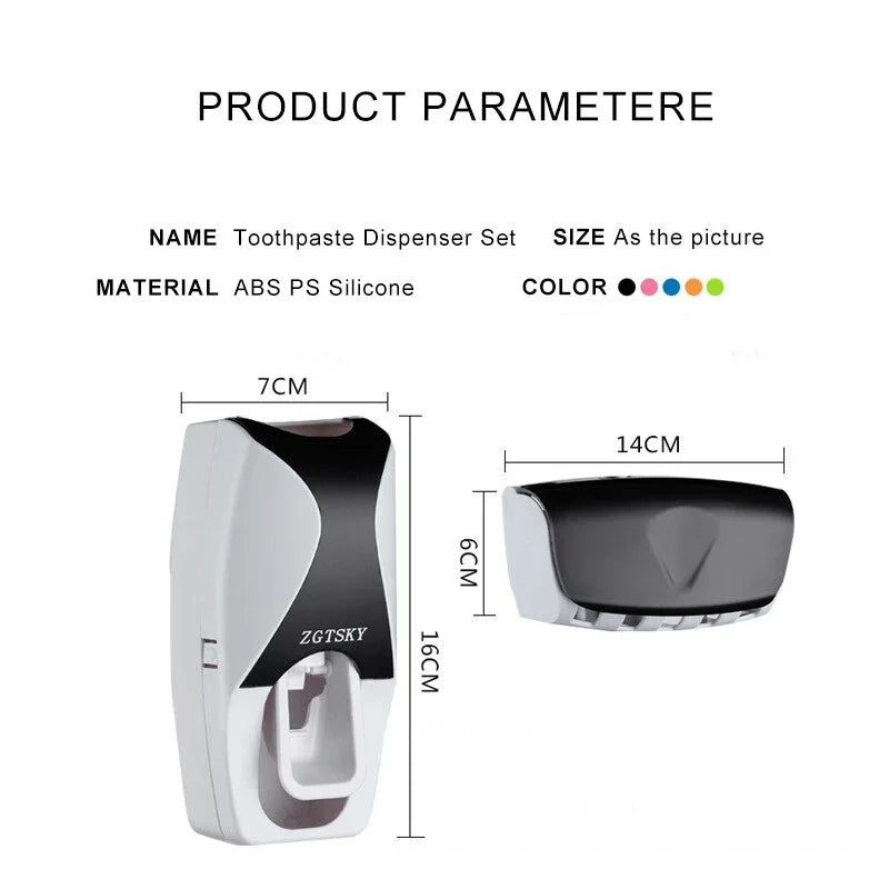 Toothpaste dispenser and wall mount holder - Prozone