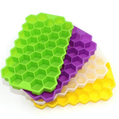 Reusable silicone ice honeycomb cube molds (2 pack) - Prozone