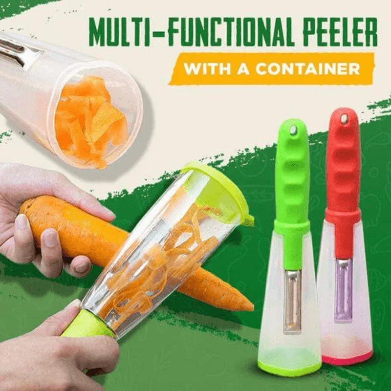Vegetable peeler with container - Prozone