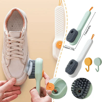 2 pcs multifunctional shoe brush with liquid box - Prozone