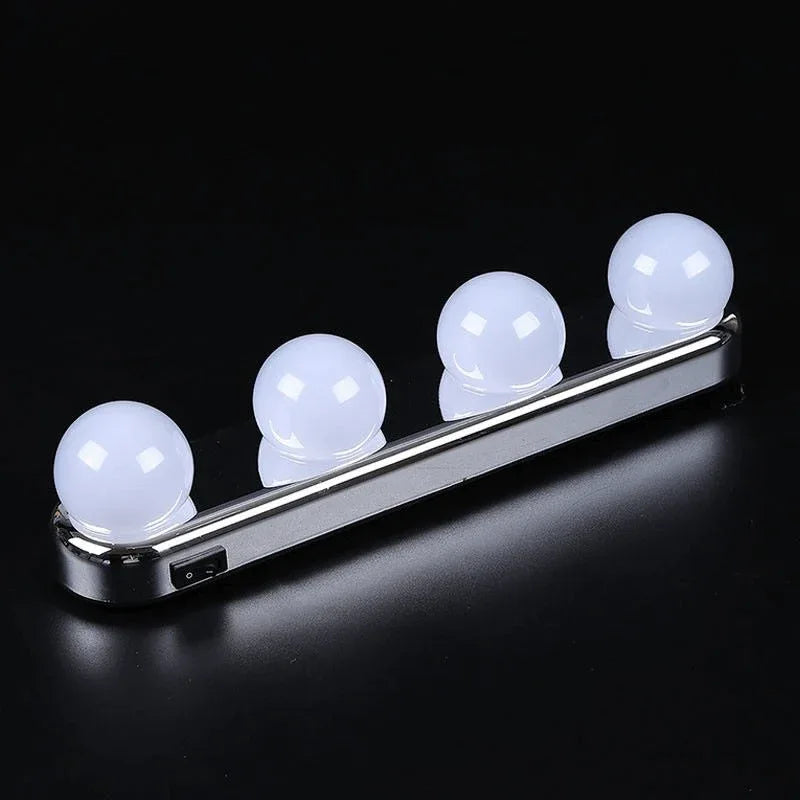 Portable led 4 bulbs makeup mirror light - Prozone
