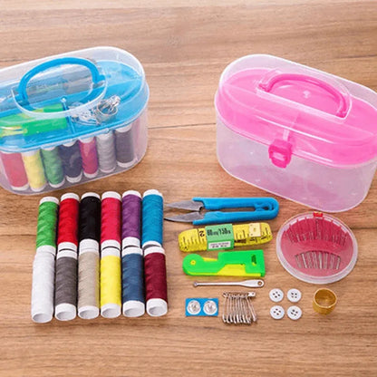 Clear plastic sewing kit tool and storage box - Prozone