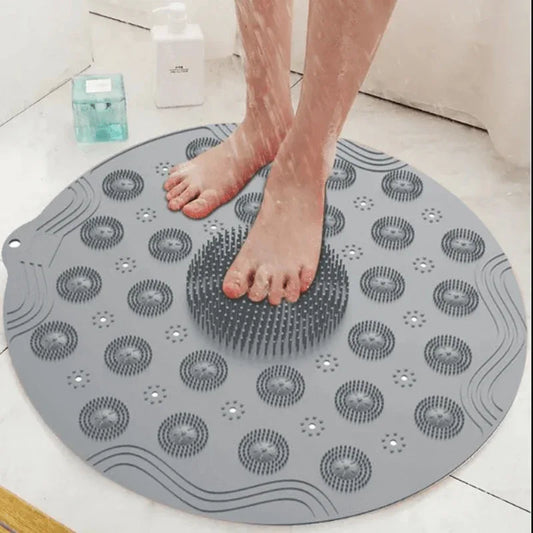 Round non-slip foot massage cleaning mat - Prozone