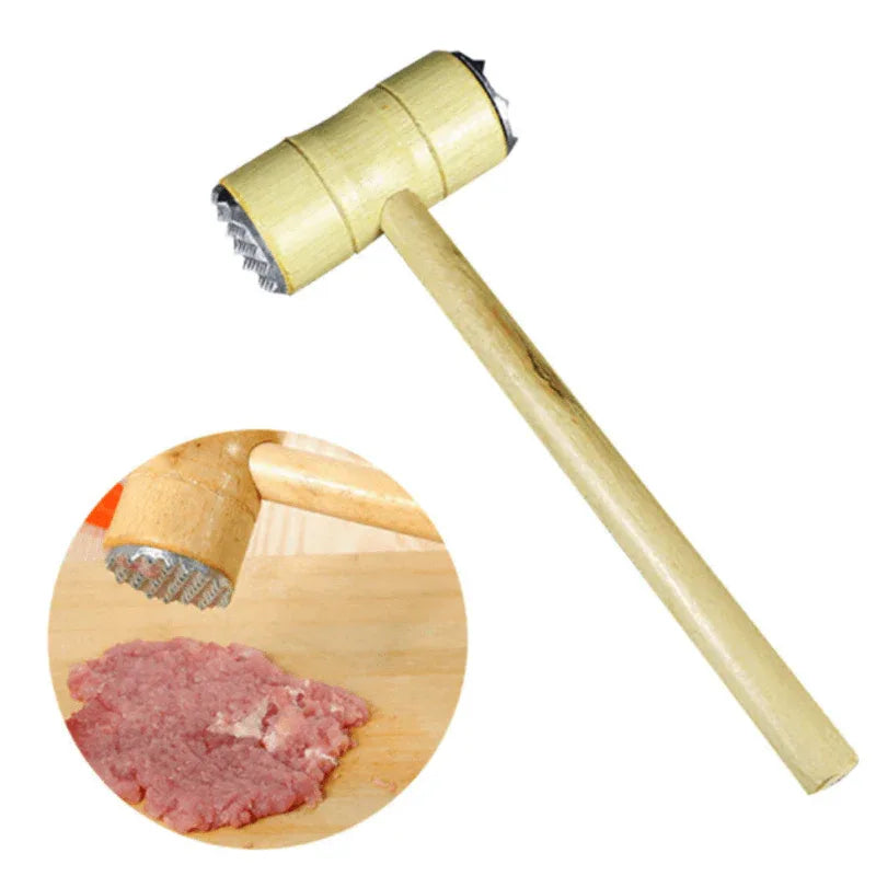 Wooden double sided meat hammer - Prozone