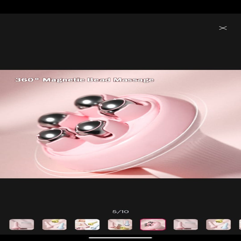 5 Bead Ball Roller Massager 360 Rotate Pressotherapy