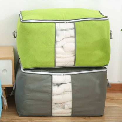 Storage folding laundry bag - green - Prozone