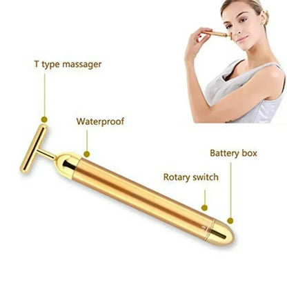 Rechargeable derma roller beauty massager - Prozone