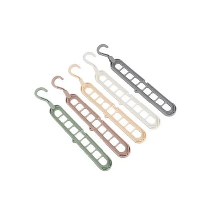 Space saving plastic storage clothes hangers - Prozone