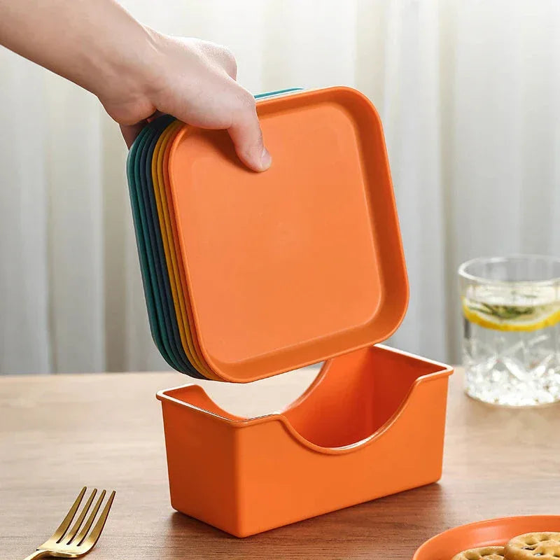 Plastic plates with stand - Prozone