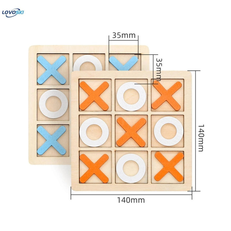Wooden Tic TAC Toe Game - Prozone