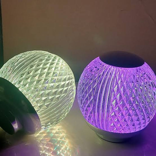 Glass round rgb lamp - Prozone