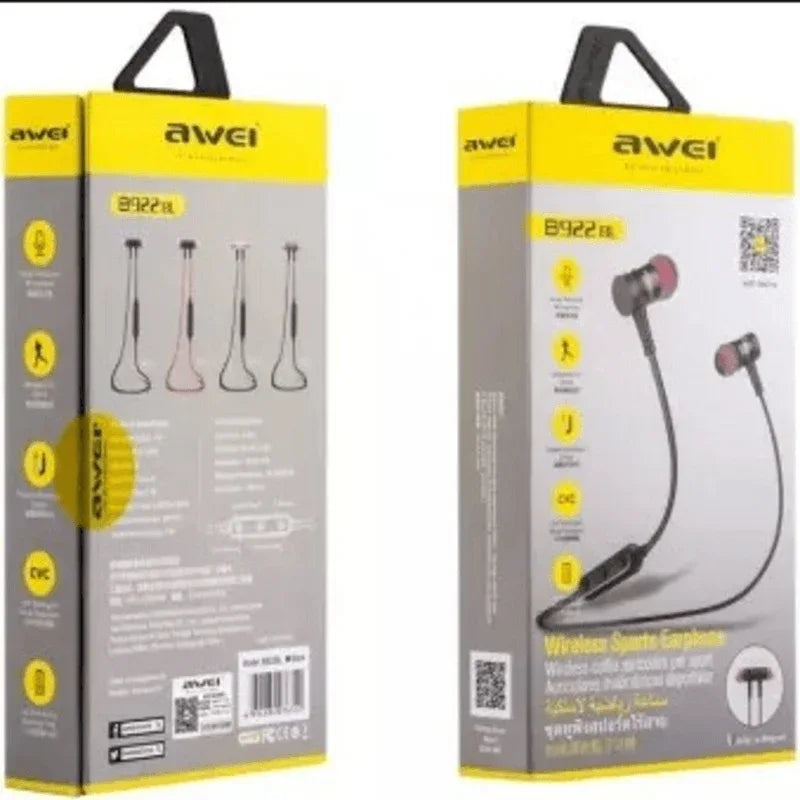 Wireless earphone magnetic lock awei b922bl - Prozone